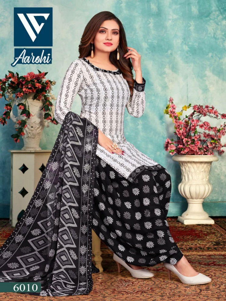 Sss Aarohi 6 Regular Wear Cotton Indo Printed Dress Material Collection